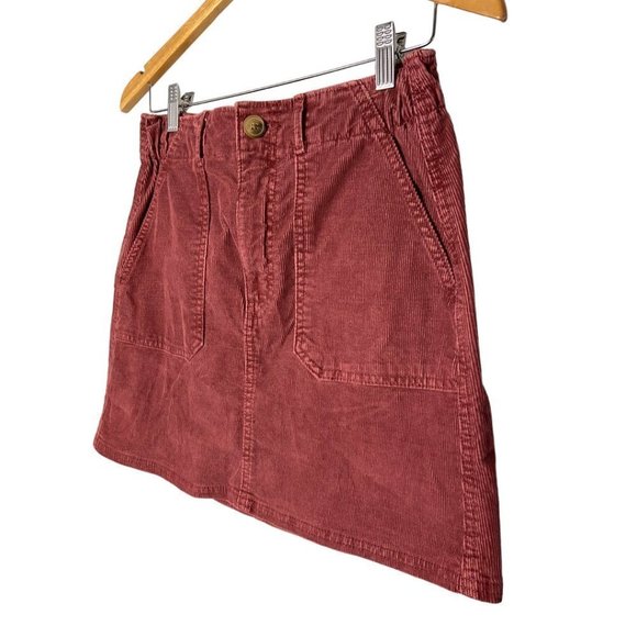 American Eagle High Waisted Corduroy Mini Skirt - Picture 6 of 11